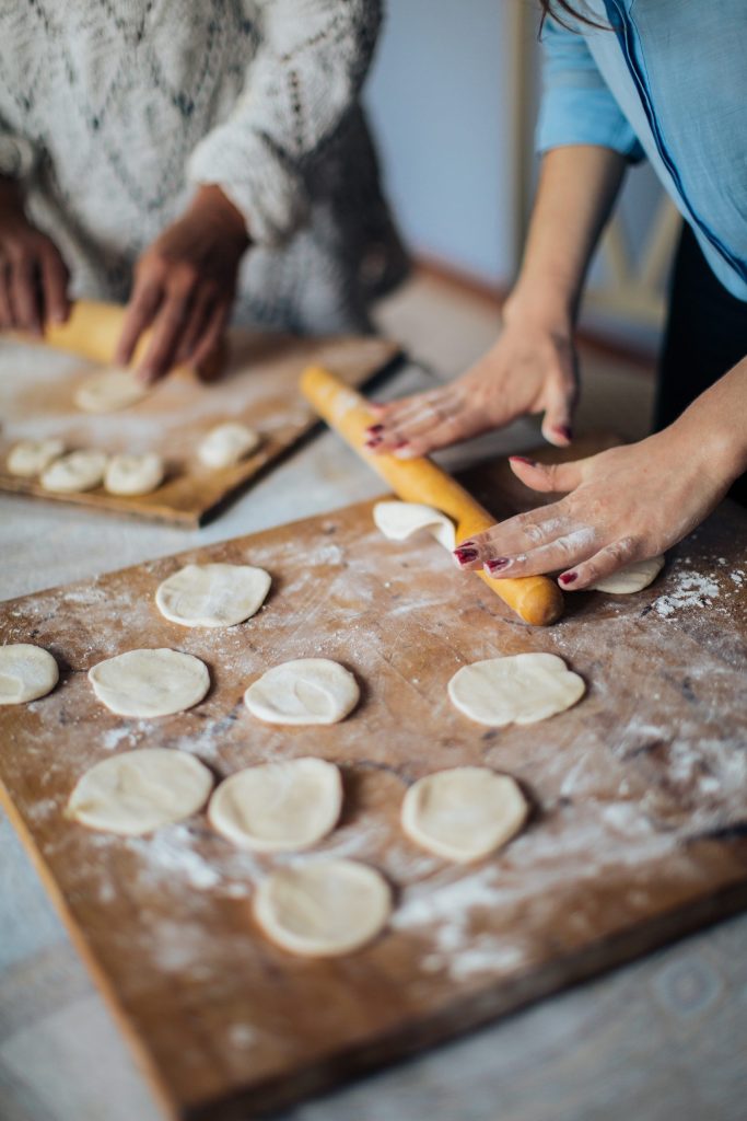 baking together
