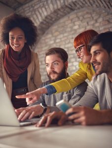 Freelance,Designers,Team,Successful,Working,Project,Together