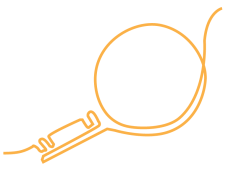 DJ_DJ Logo Magnifying Glass