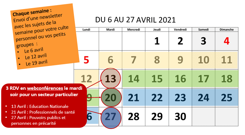 agenda-campagne de priere d'avril 21